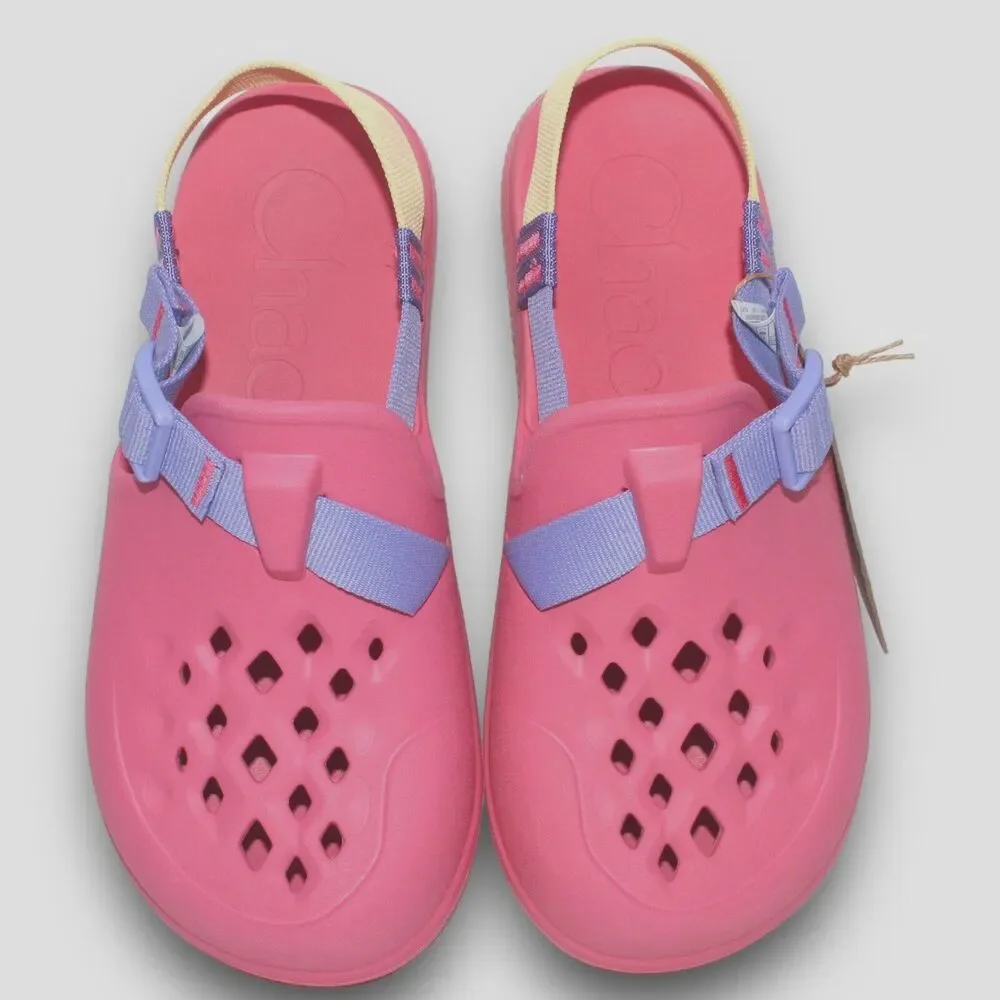 Chaco Chillos Clog Girls Size 6 Big Kids Pink Water Shoes Sandals JCH180362 NWOB